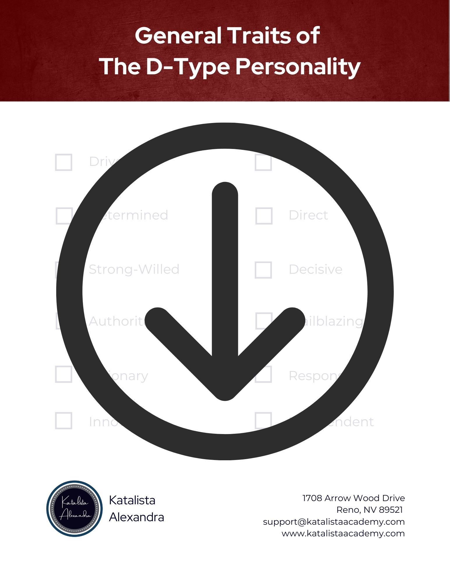 General Traits of the D-Type Personality General Traits of the D-Type Personality