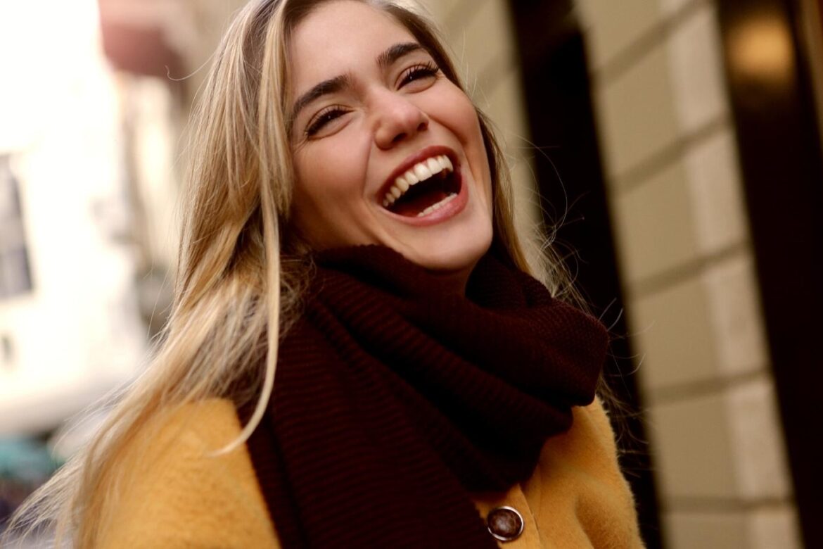 Laughing girl - Characteristic of a High I Personality