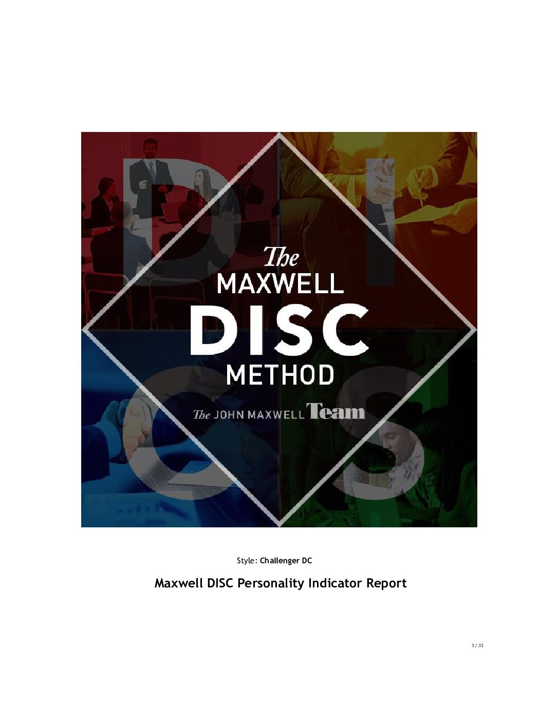 The maxwell disc method